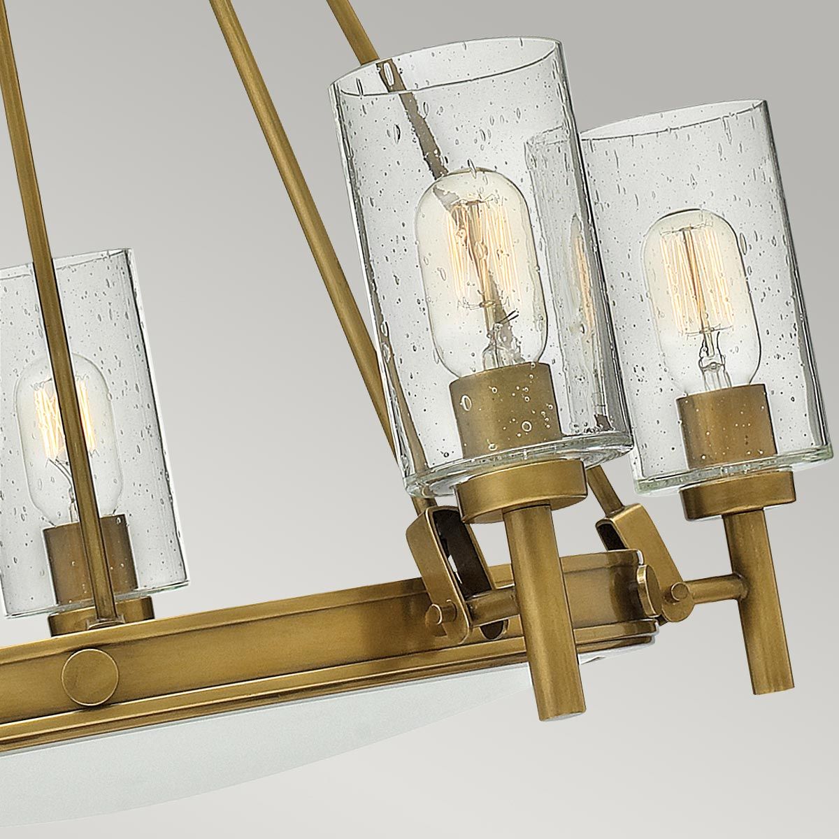 Hinkley Collier 5 Light Chandelier - Heritage Brass