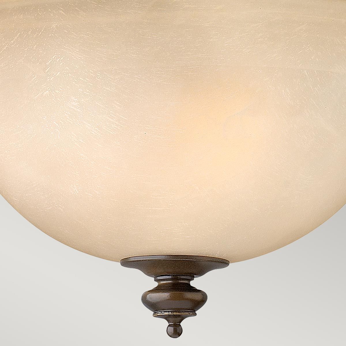Hinkley Dunhill 2 Light Semi-Flush - Royal Bronze