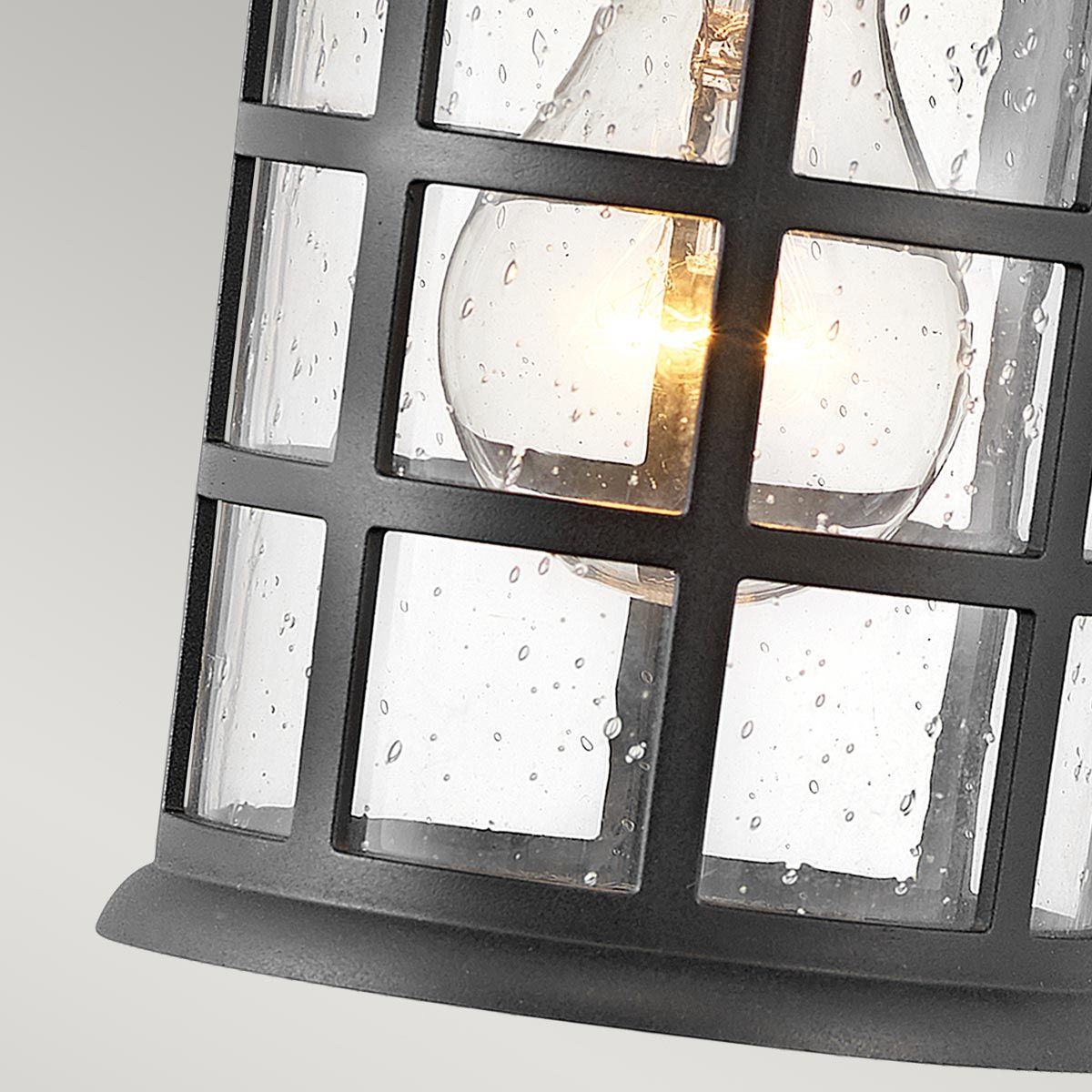 Hinkley Freeport Single Small Wall Lantern - Textured Black