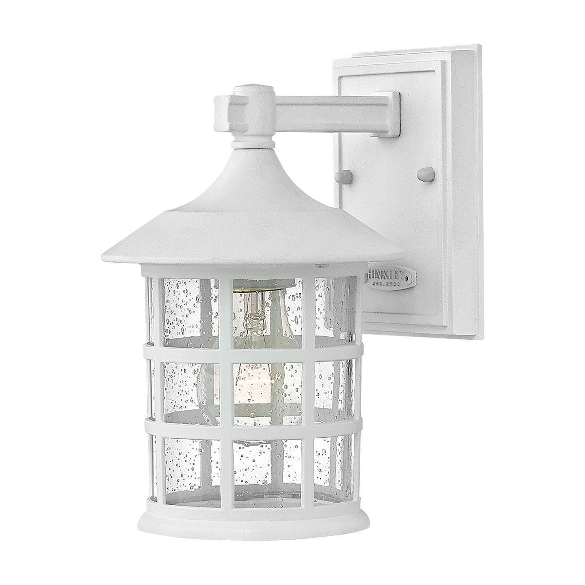 Hinkley Freeport Single Small Wall Lantern - Textured White