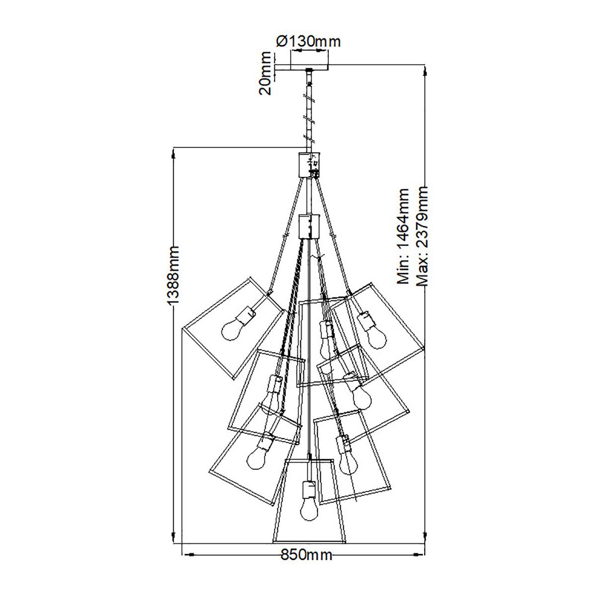 Hinkley Fulton 13 Light Large Foyer Chandelier - Bronze