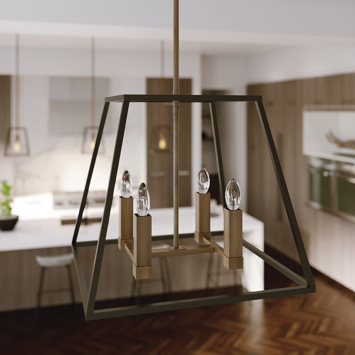 Hinkley Fulton 4 Light Pendant Chandelier - Bronze