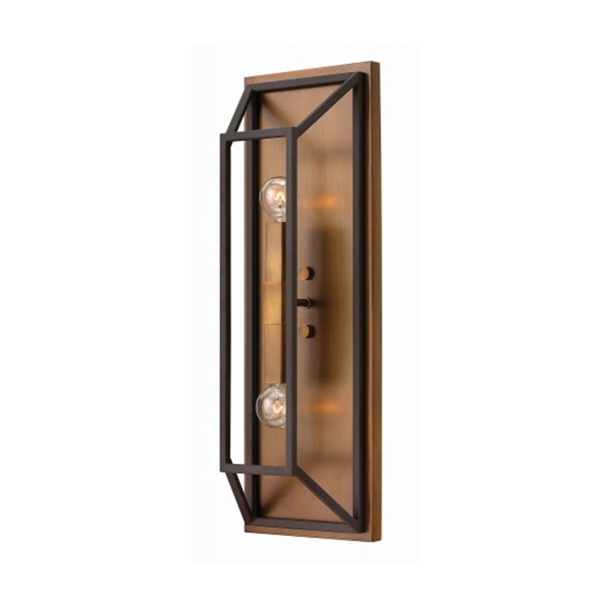 Hinkley Fulton 2 Light Wall Light - Bronze