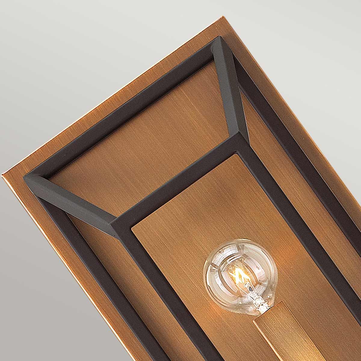 Hinkley Fulton 2 Light Wall Light - Bronze