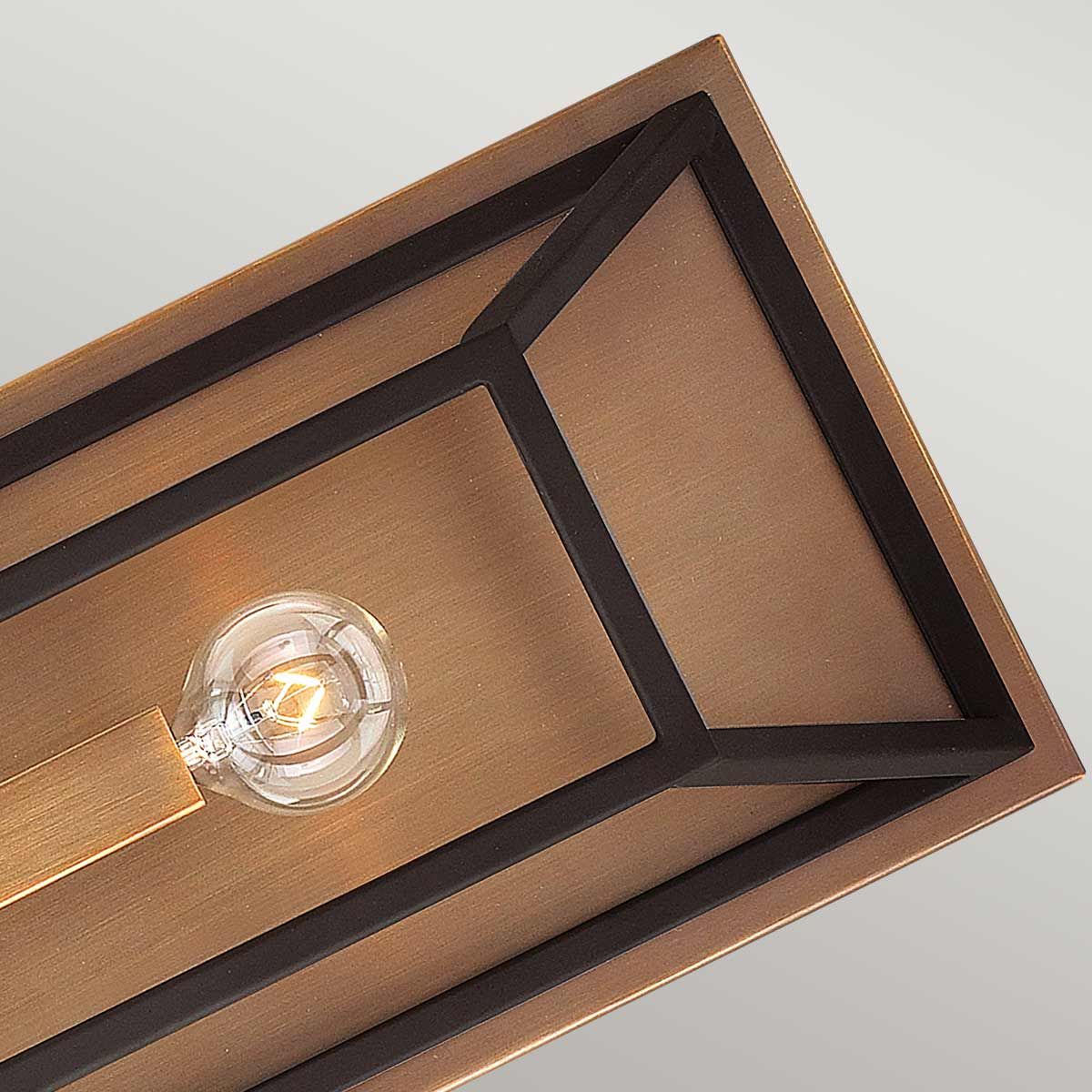Hinkley Fulton 2 Light Wall Light - Bronze