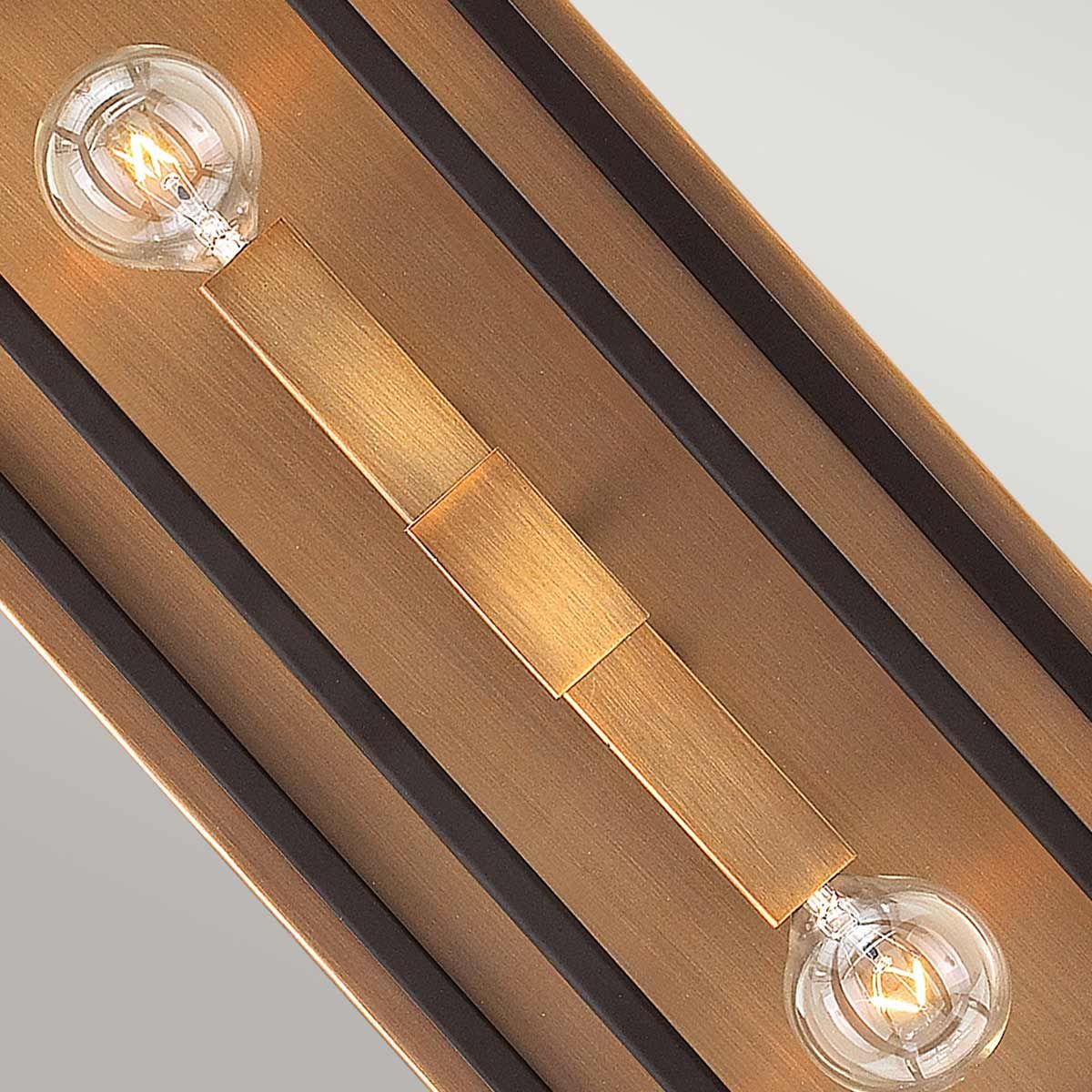 Hinkley Fulton 2 Light Wall Light - Bronze