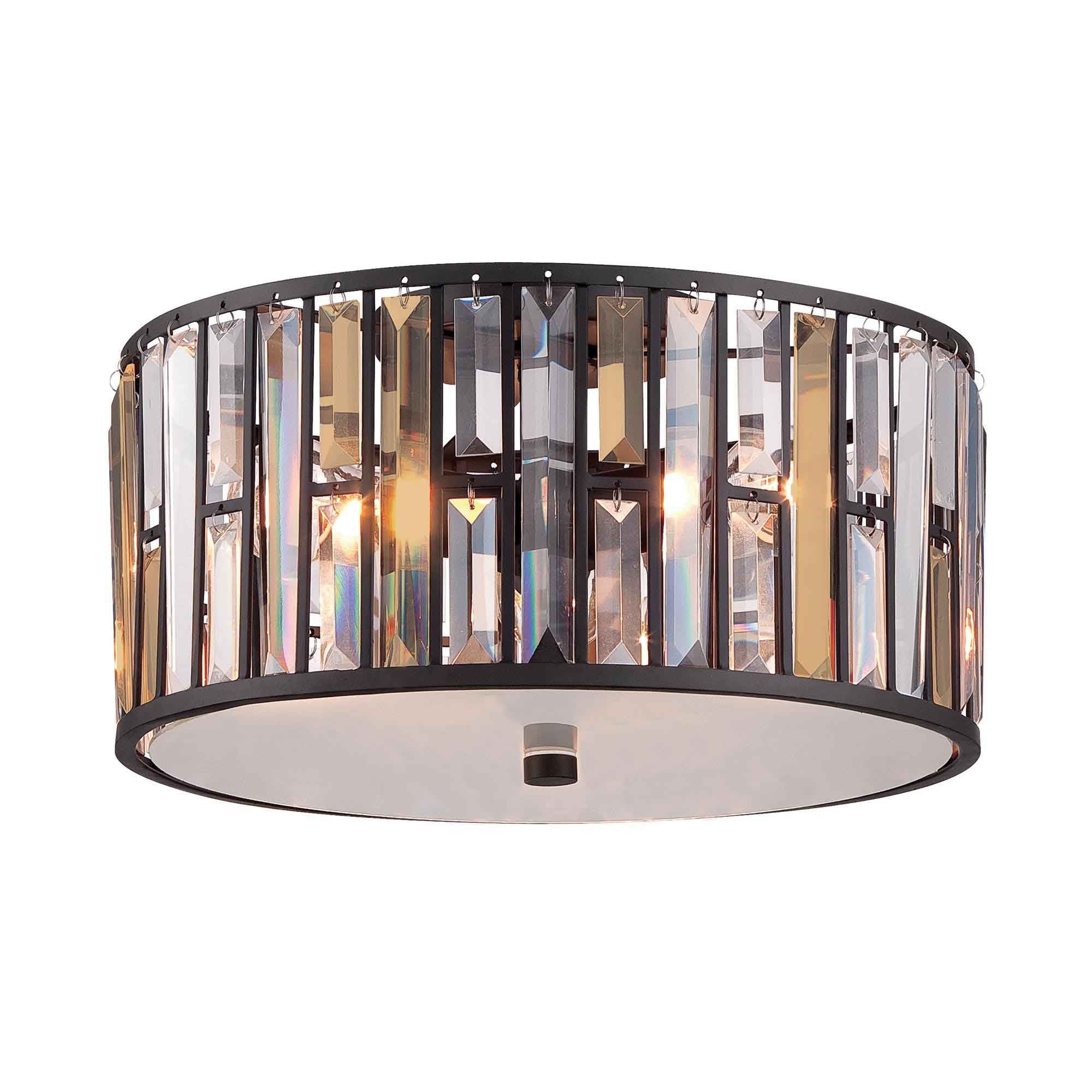 Hinkley Gemma 3 Light Flush Fitting - Vintage Bronze