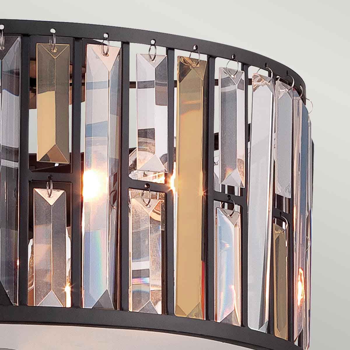 Hinkley Gemma 3 Light Flush Fitting - Vintage Bronze