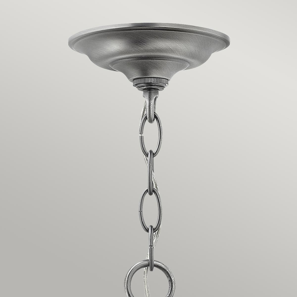 Hinkley Gentry 3 Light Small Pendant - Pewter