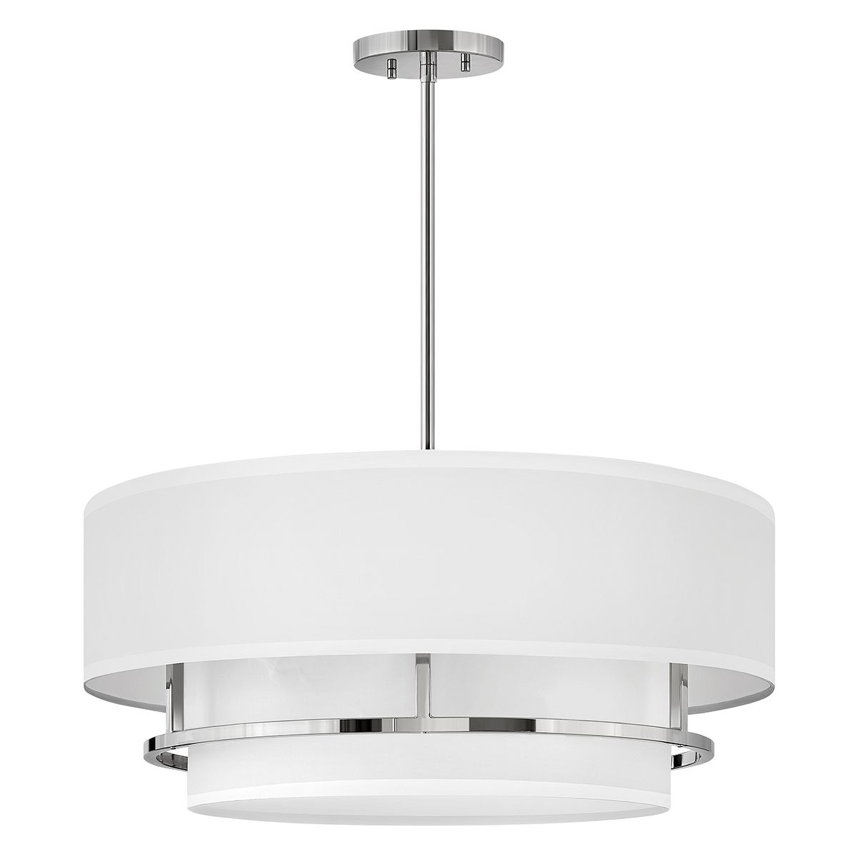 Hinkley Graham 4 Light Duo Mount - Polished Nickel