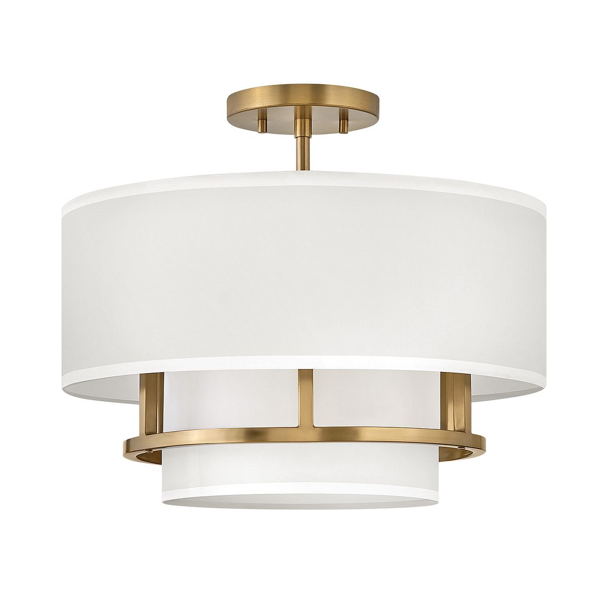Hinkley Graham 3 Light Duo Mount - Lacquered Brass