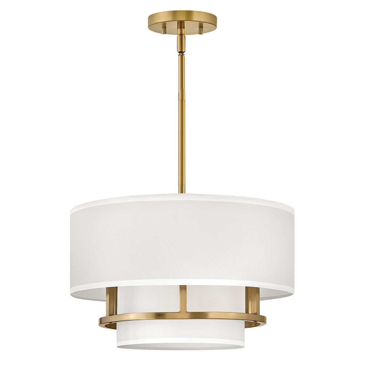 Hinkley Graham 3 Light Duo Mount - Lacquered Brass
