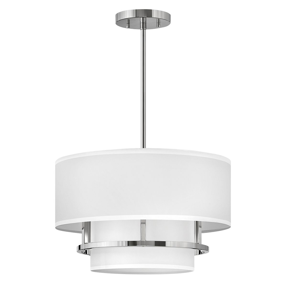 Hinkley Graham 3 Light Duo Mount - Polished Nickel