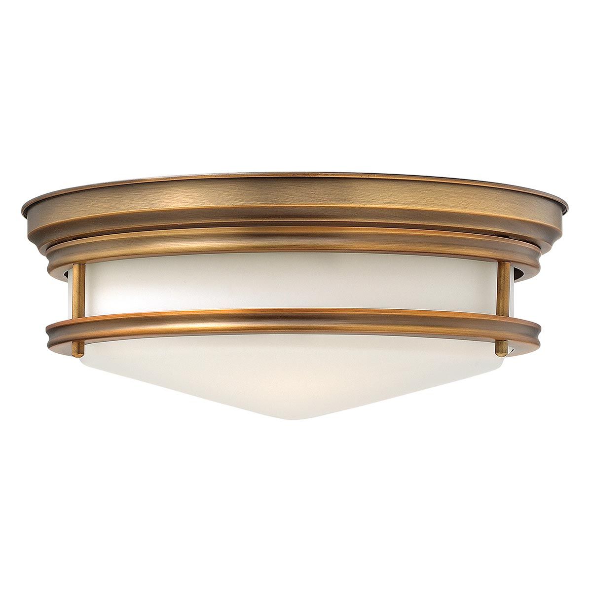 Hinkley Hadley 3 Light Flush Fitting - Brushed Bronze