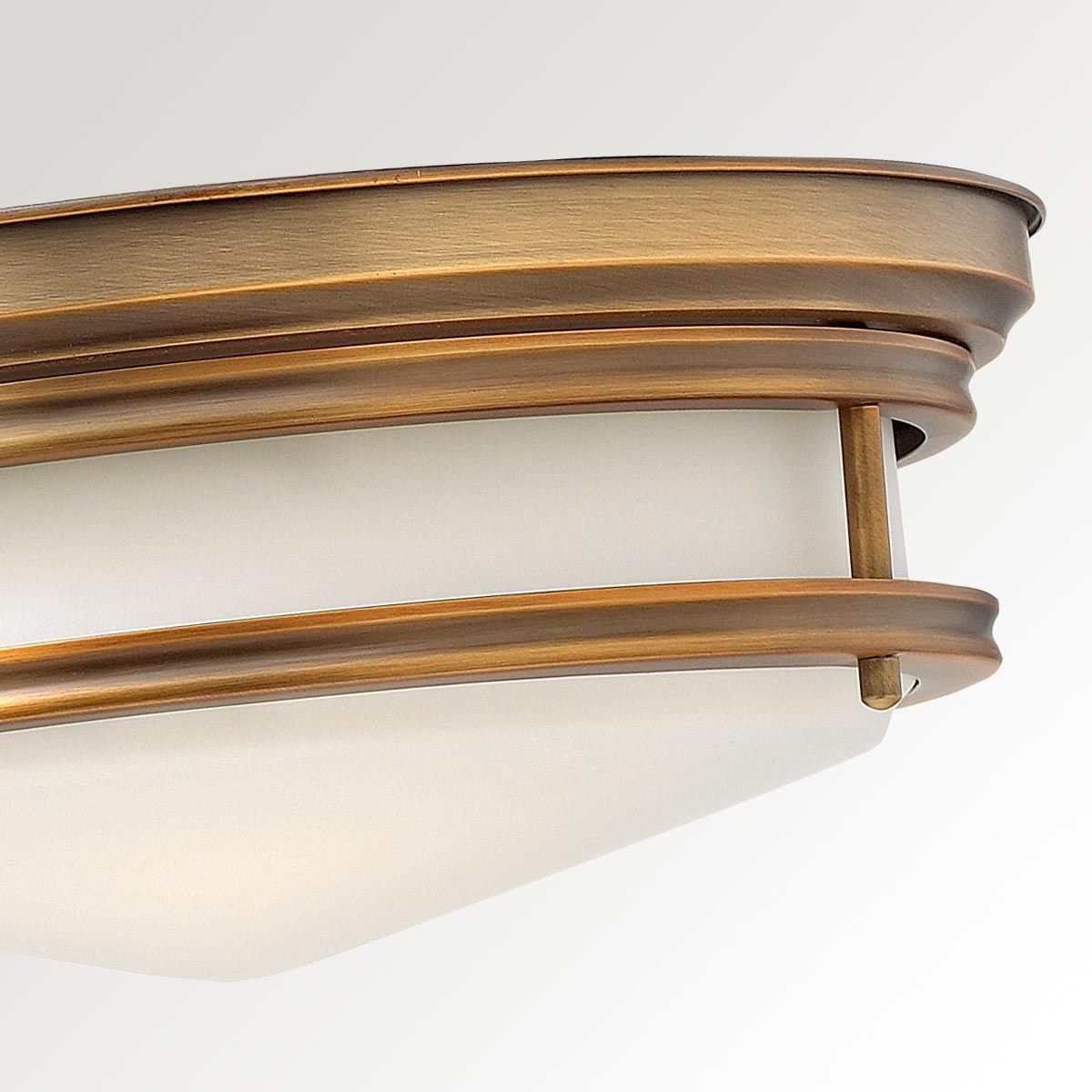 Hinkley Hadley 3 Light Flush Fitting - Brushed Bronze