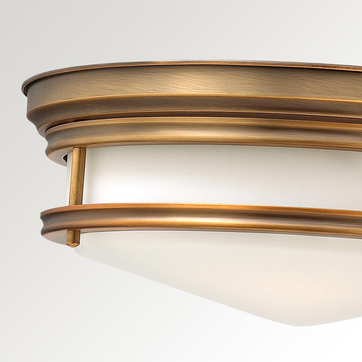 Hinkley Hadley 3 Light Flush Fitting - Brushed Bronze
