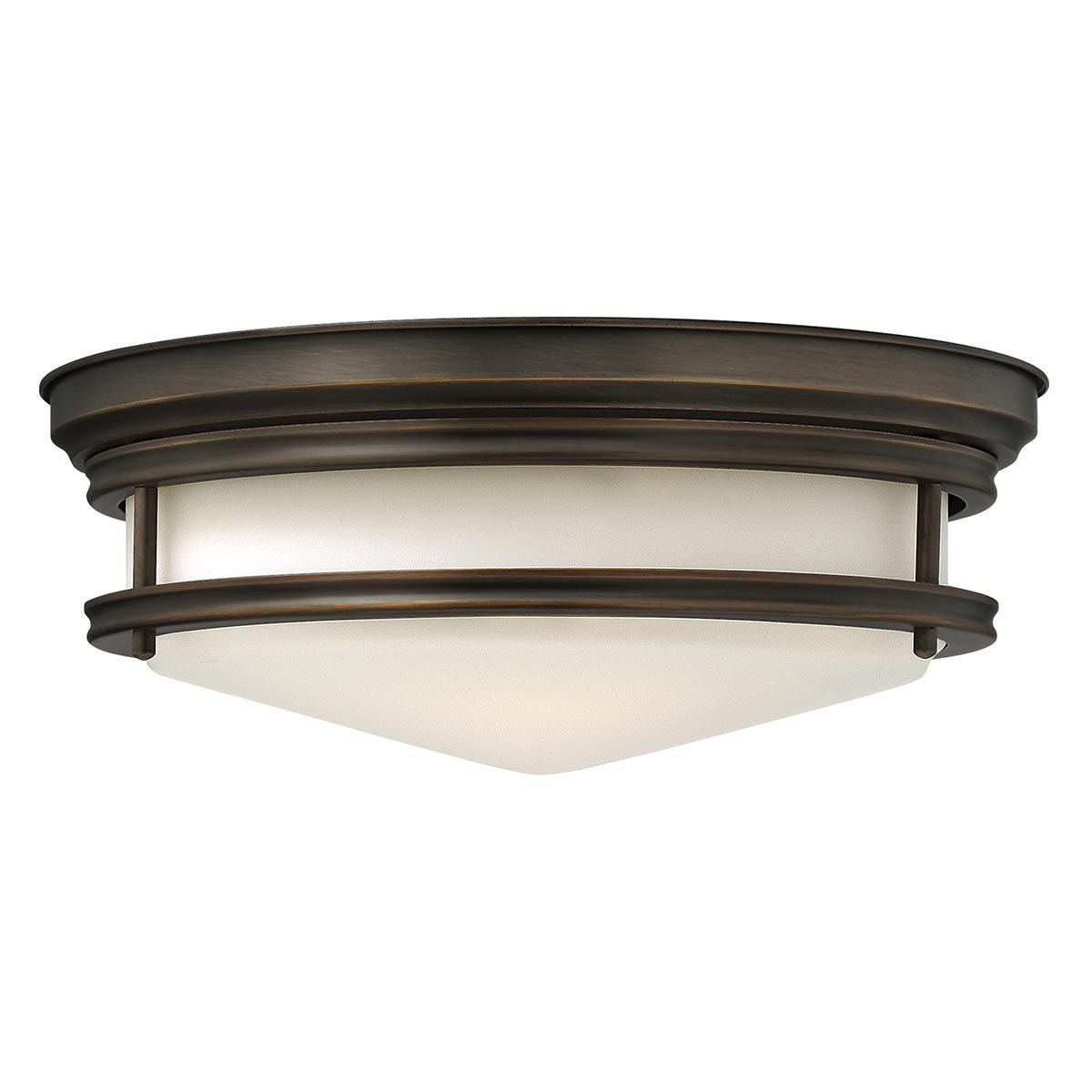 Hinkley Hadley 3 Light Flush Fitting - Oil Rubbed Bronze