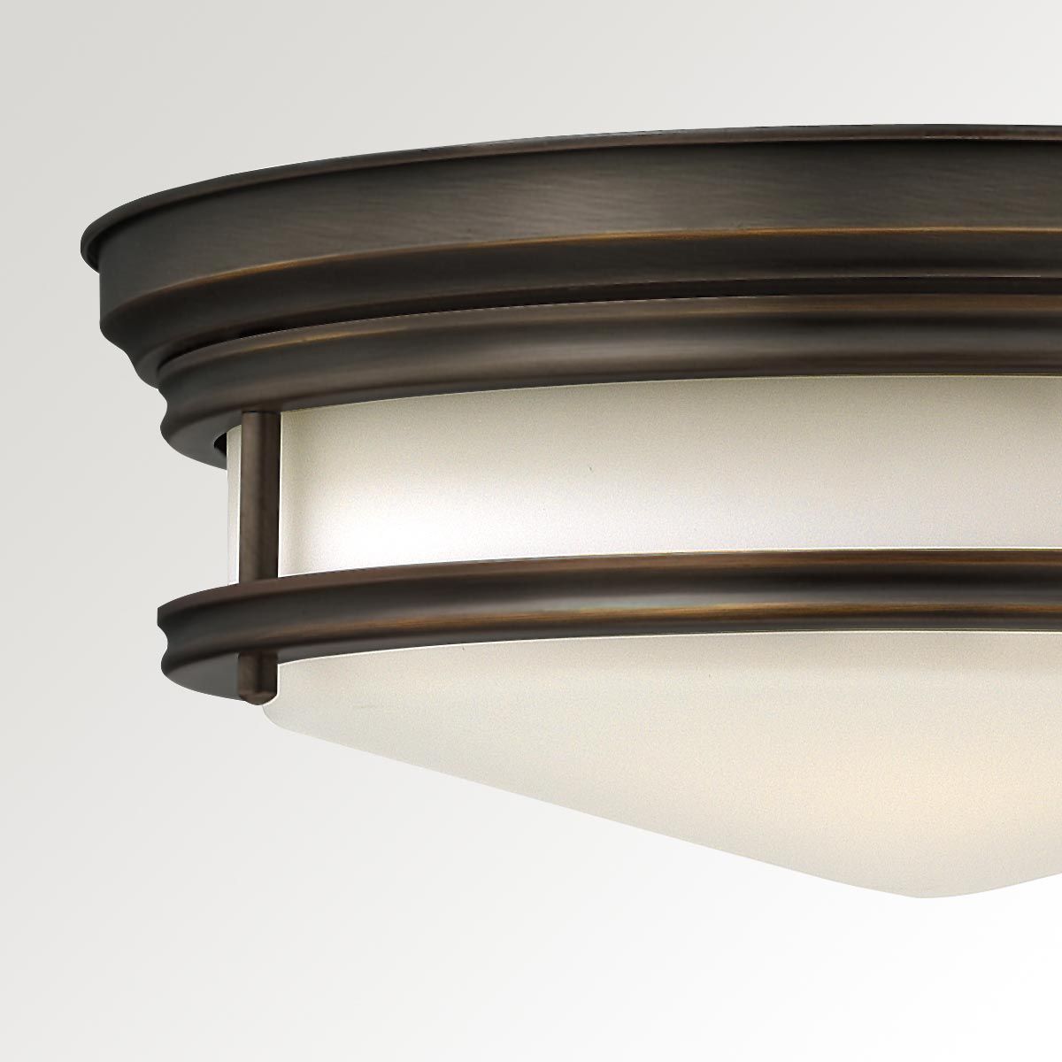 Hinkley Hadley 3 Light Flush Fitting - Oil Rubbed Bronze