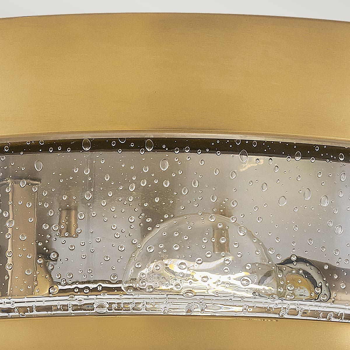 Hinkley Harper Flush - Clear - Heritage Brass