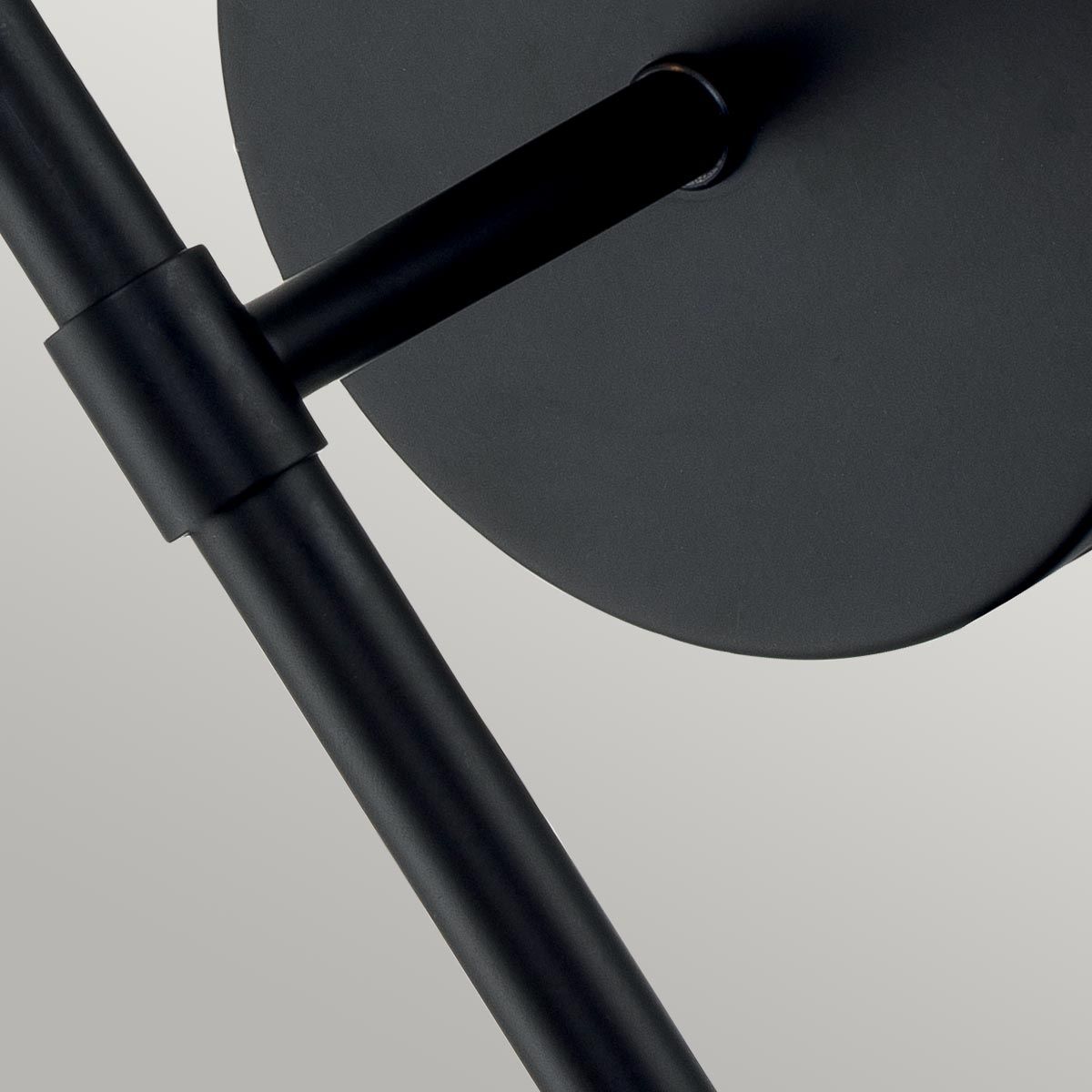 Hinkley Hollis Single Wall Light - Clear - Black