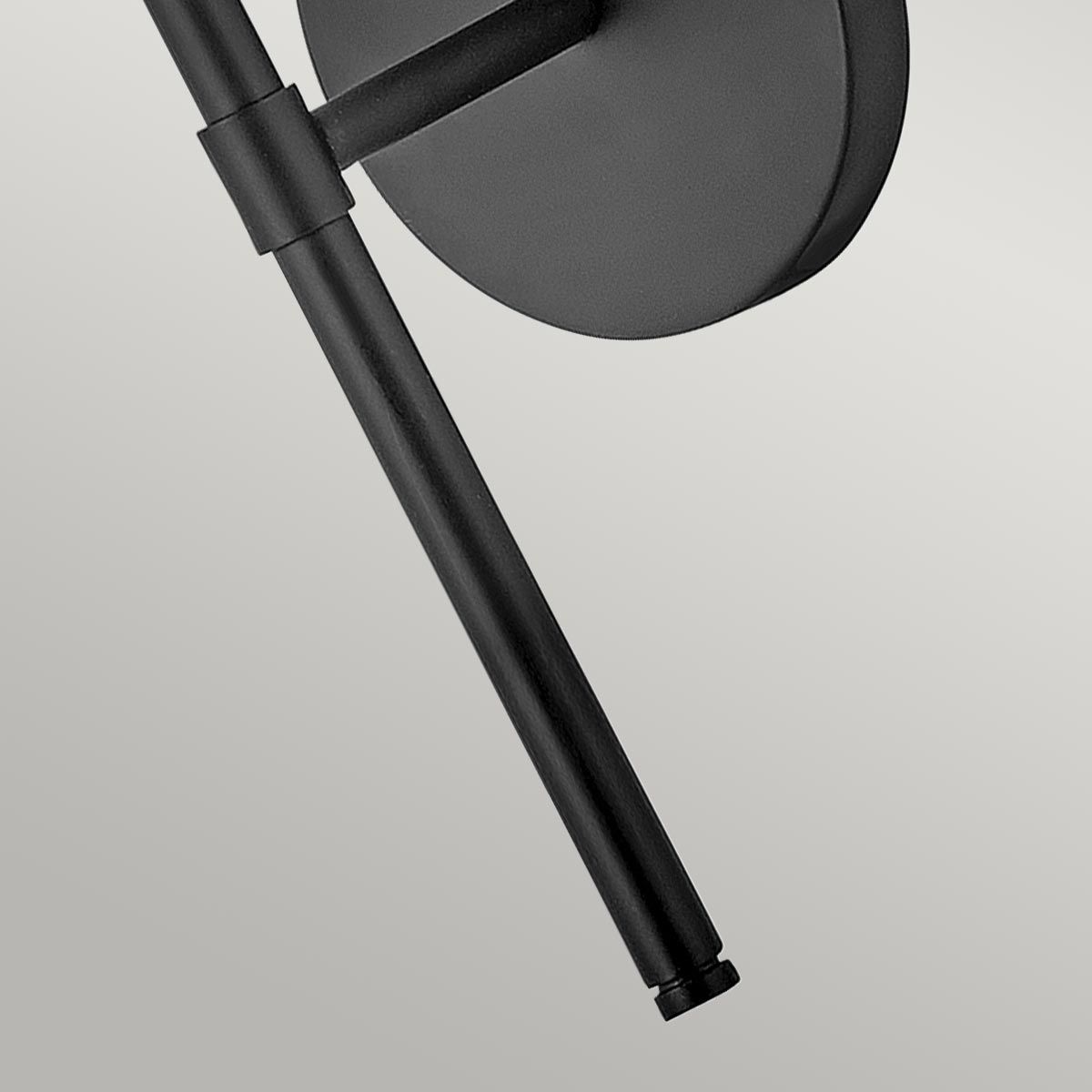 Hinkley Hollis Single Wall Light - Opal - Black