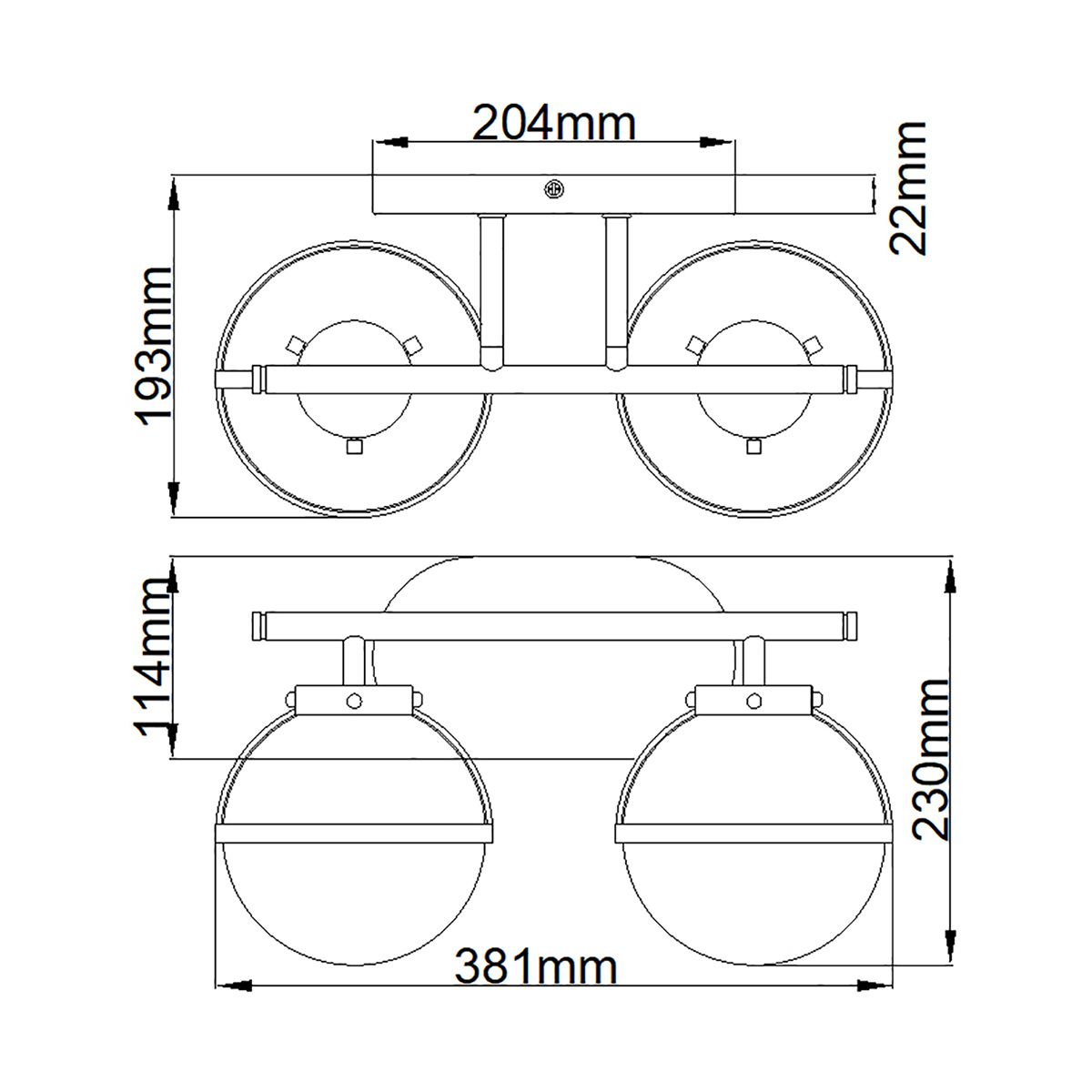 Hinkley Hollis 2 Light Wall Light - Opal - Heritage Brass