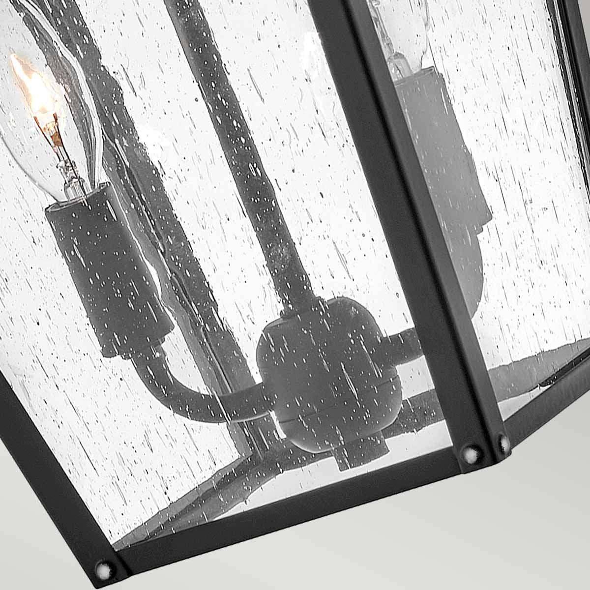 Hinkley Huntersfield 2 Light Medium Wall Lantern - Black