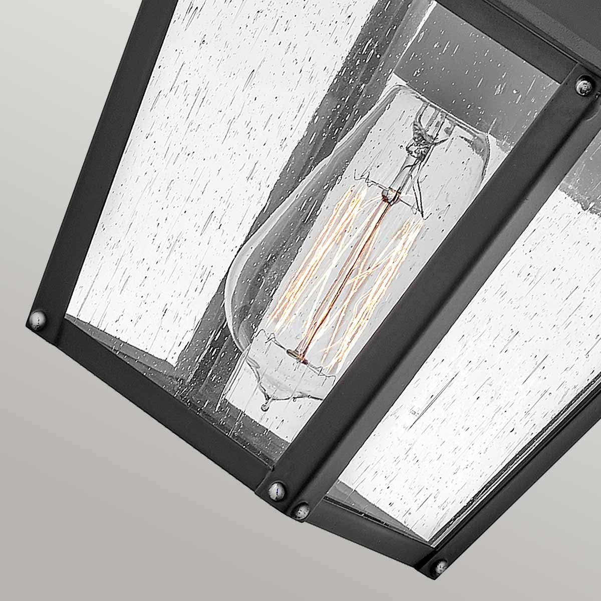 Hinkley Huntersfield Single Small Wall Lantern - Black