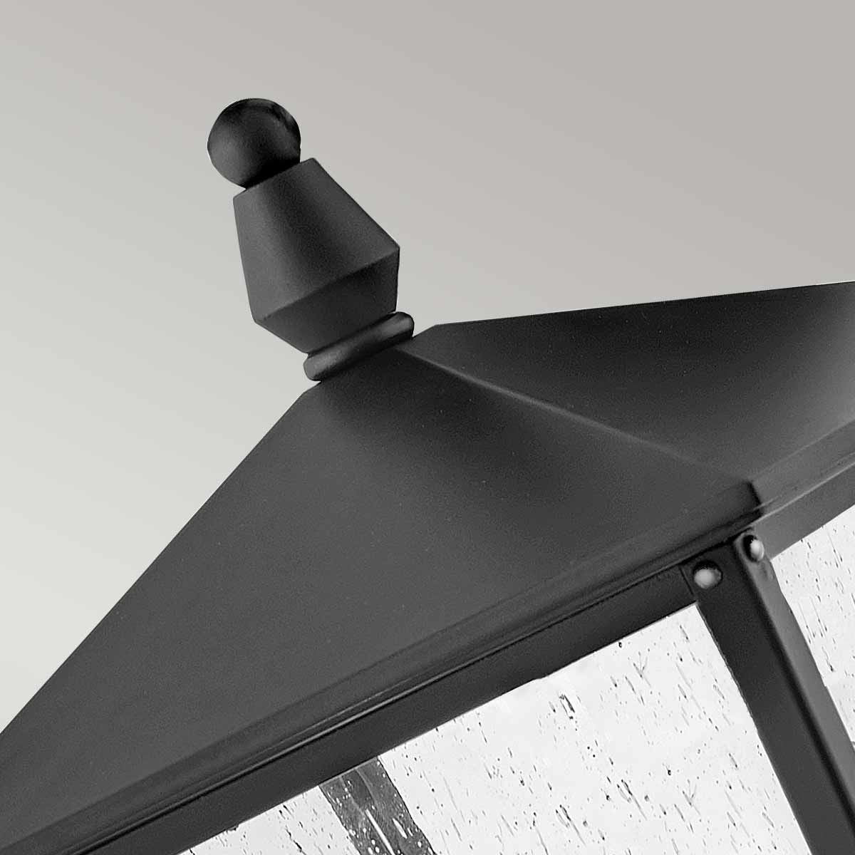 Hinkley Huntersfield 2 Light Medium Pedestal Lantern - Black