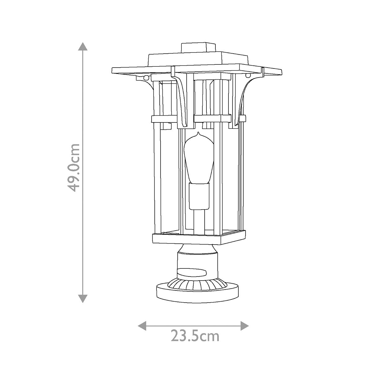 Hinkley Manhattan Single Pedestal - Oil Rubbed Bronze