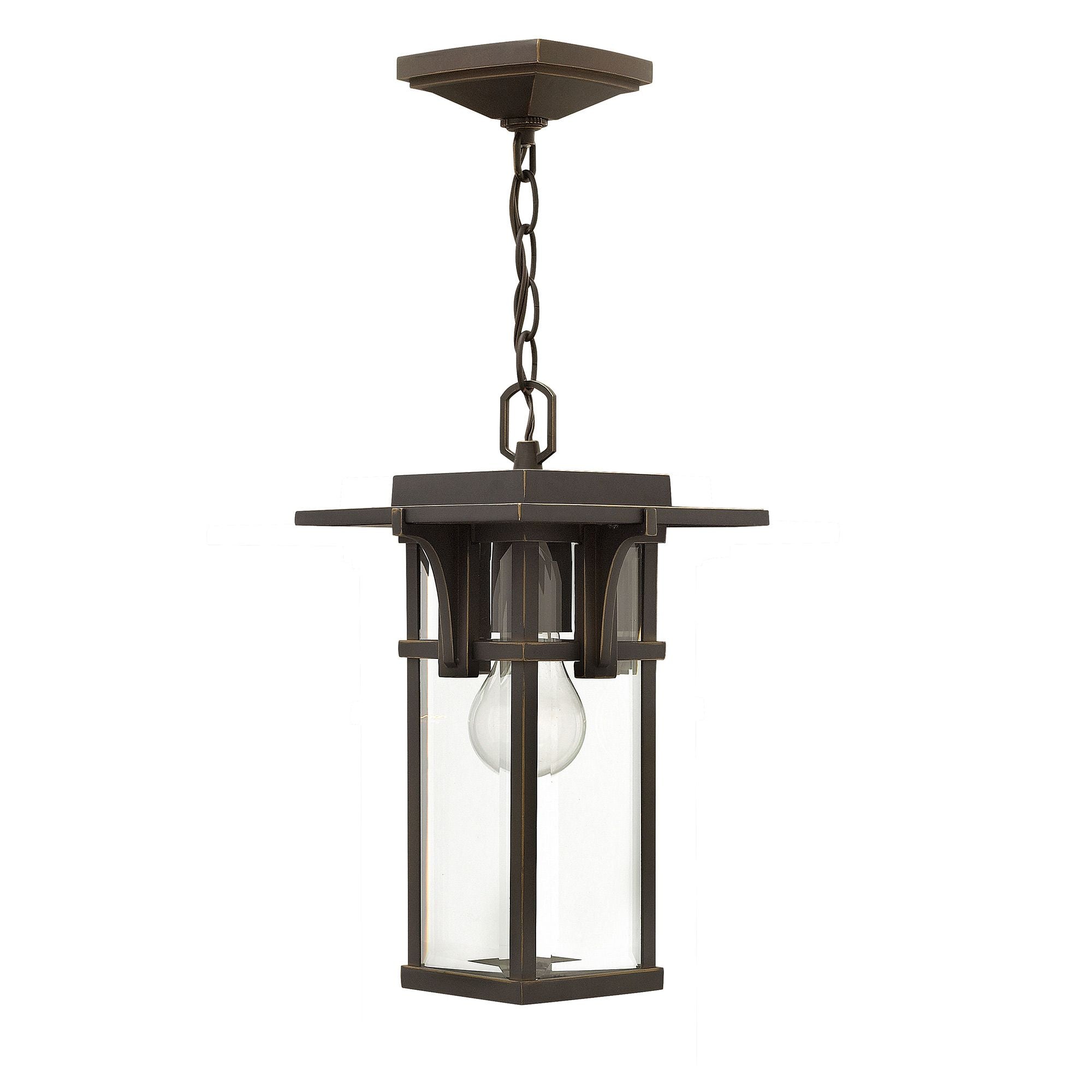Hinkley Manhattan Single Chain Lantern - Oil Rubbed Bronze