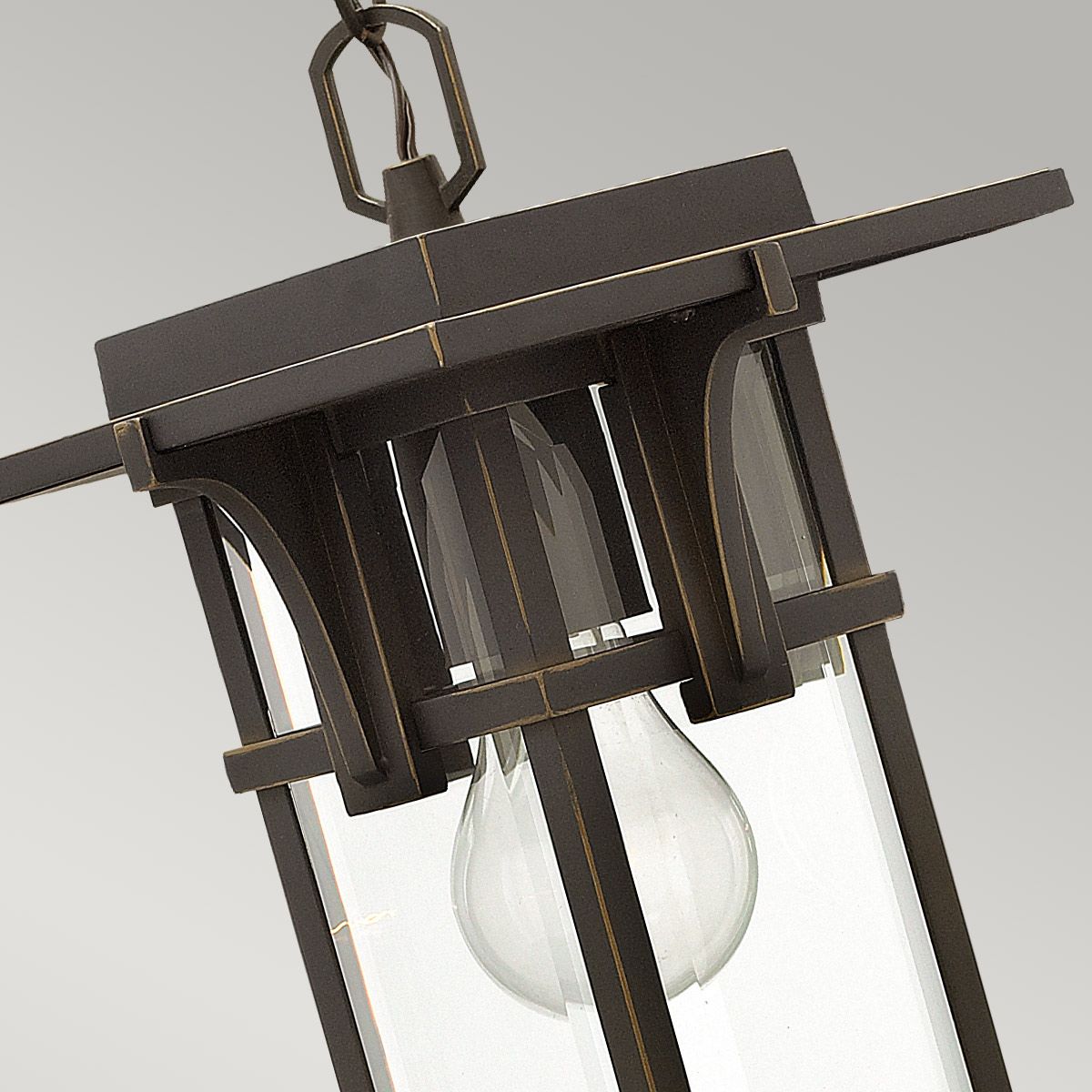 Hinkley Manhattan Single Chain Lantern - Oil Rubbed Bronze