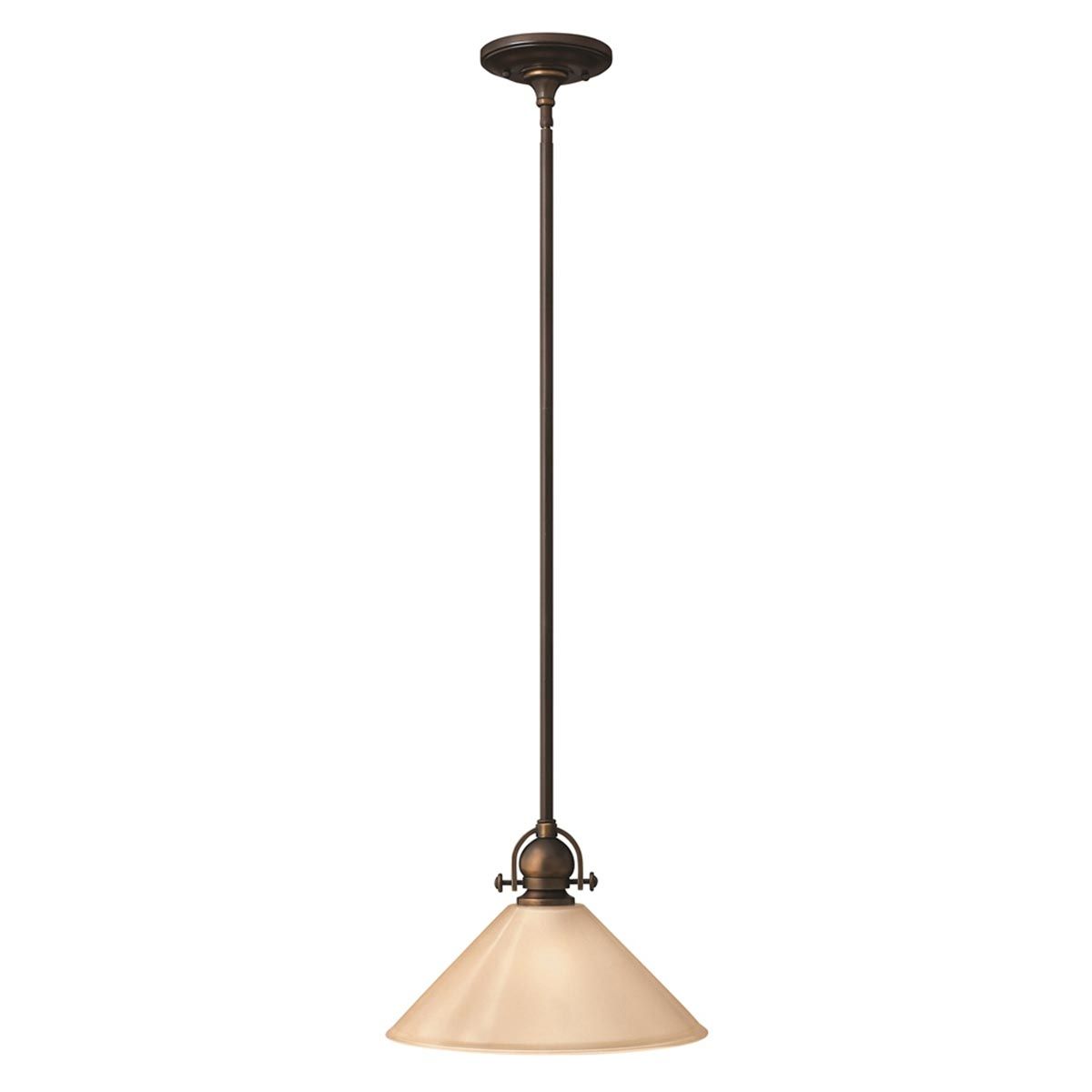 Hinkley Mayflower Single Wide Mini Pendant  - Olde Bronze