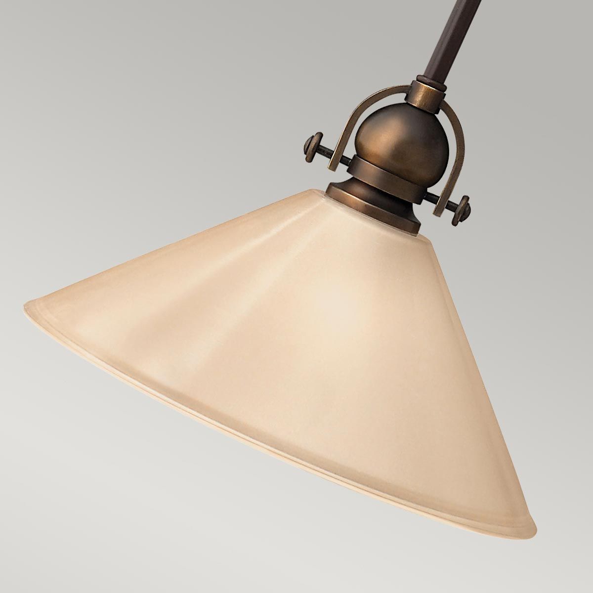 Hinkley Mayflower Single Wide Mini Pendant  - Olde Bronze