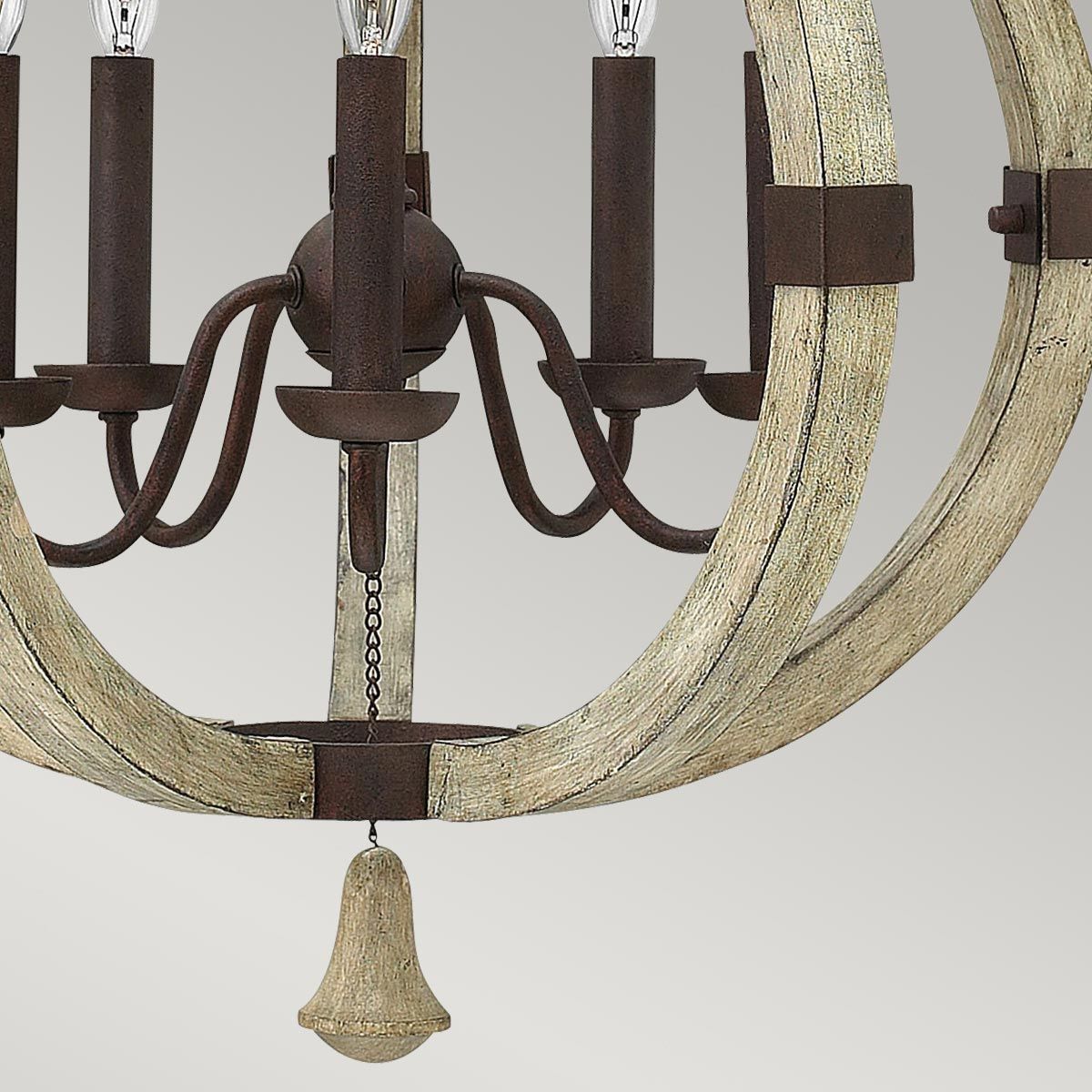Hinkley Middlefield 5 Light Chandelier  - Iron Rust