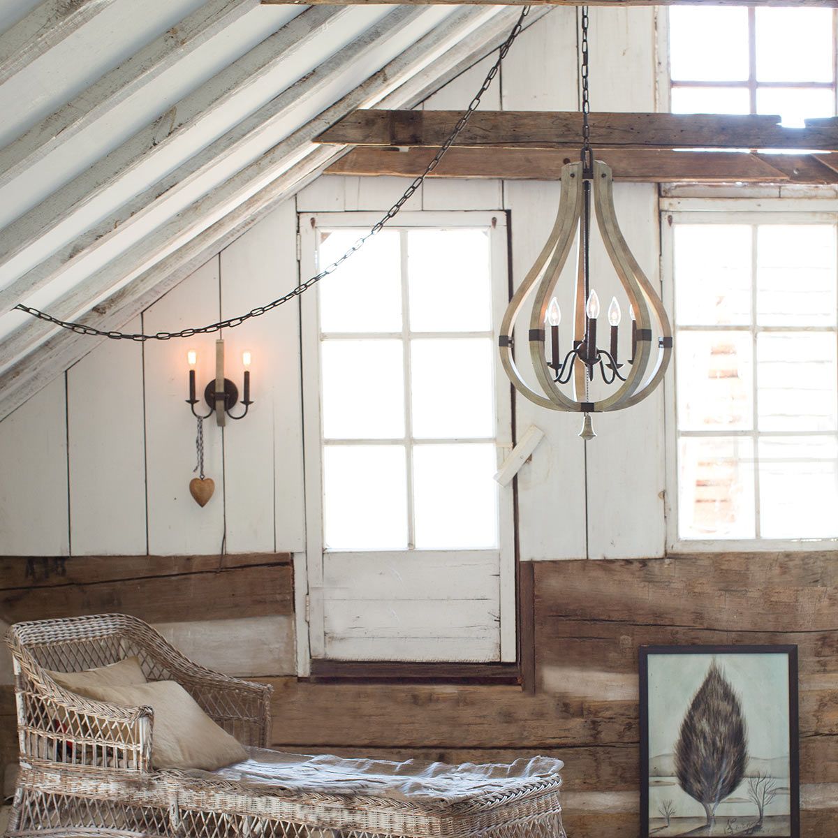 Hinkley Middlefield 5 Light Chandelier  - Iron Rust