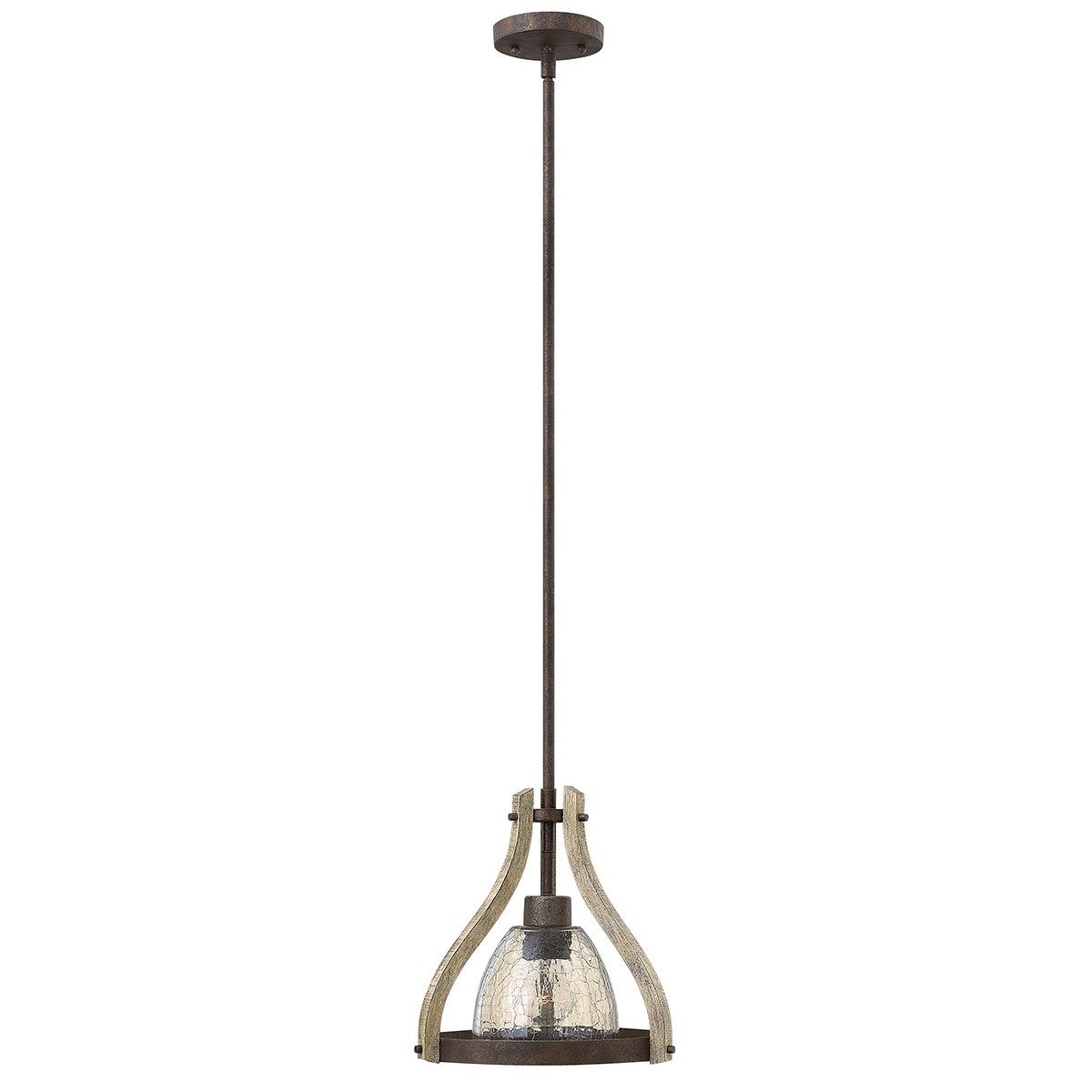 Hinkley Middlefield Single Mini Pendant  - Iron Rust