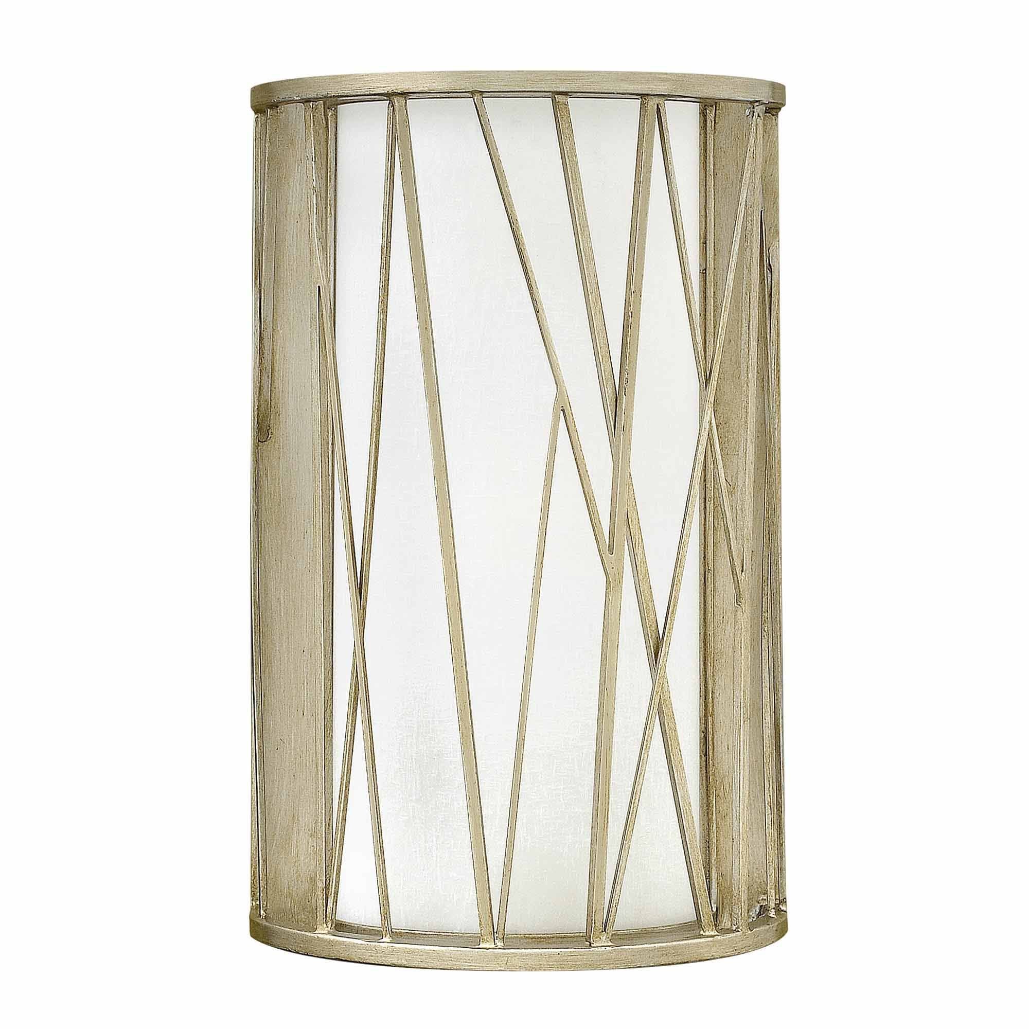 Hinkley Nest Single Wall Light - Silver Leaf