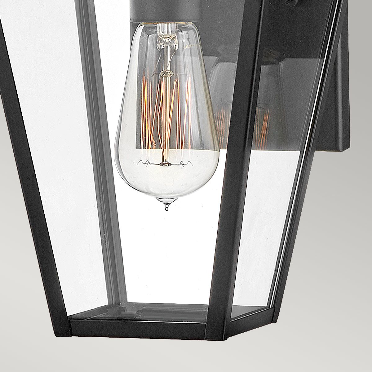 Hinkley Palma 1 Light Small Wall Lantern - Black