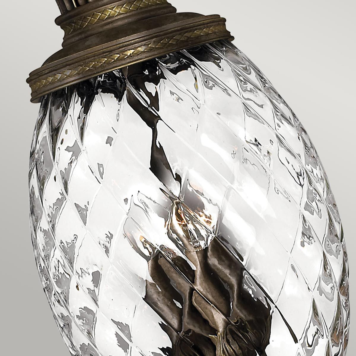 Hinkley Plantation 4 Light Pendant - Pearl Bronze