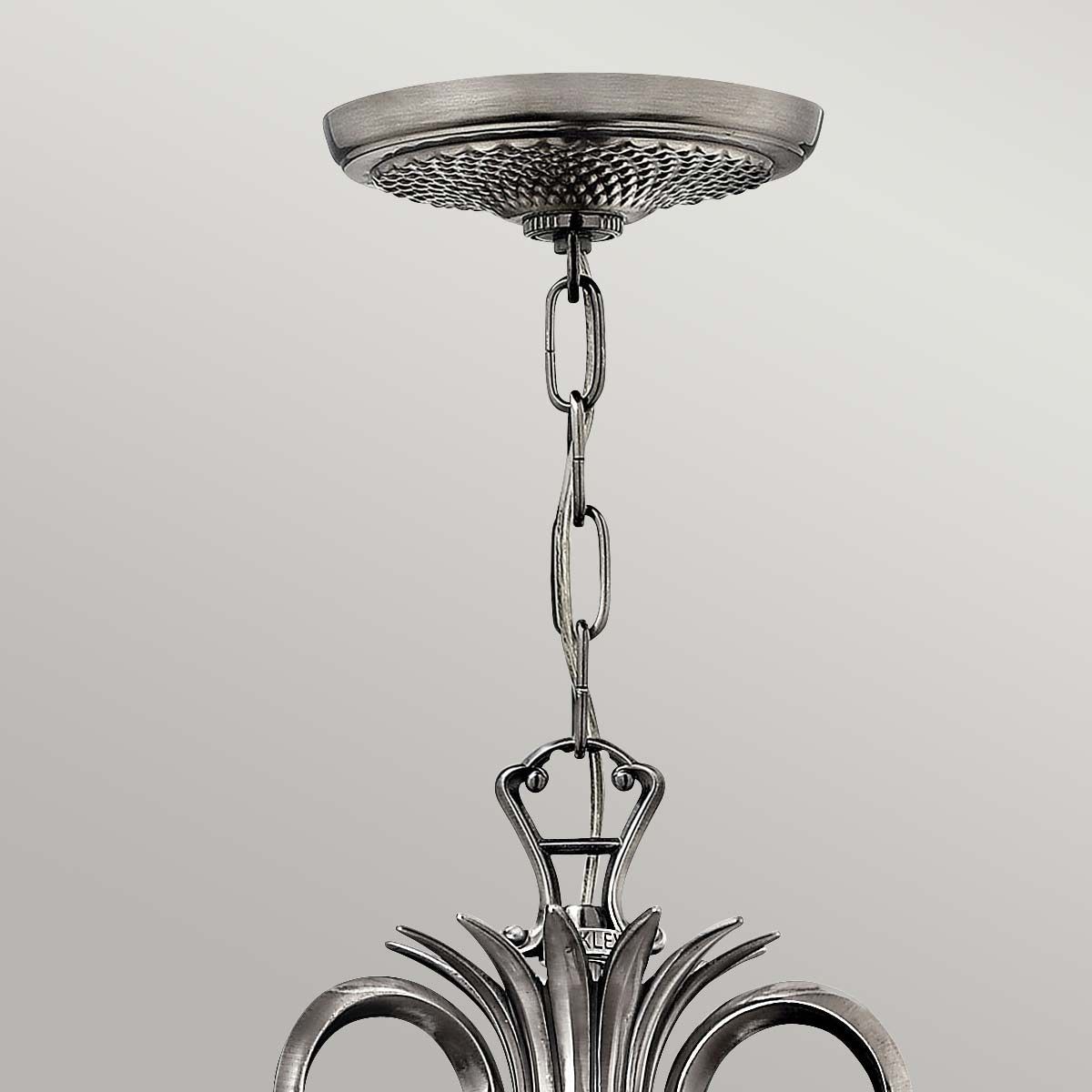 Hinkley Plantation 7 Light Chandelier - Polished Antique Nickel