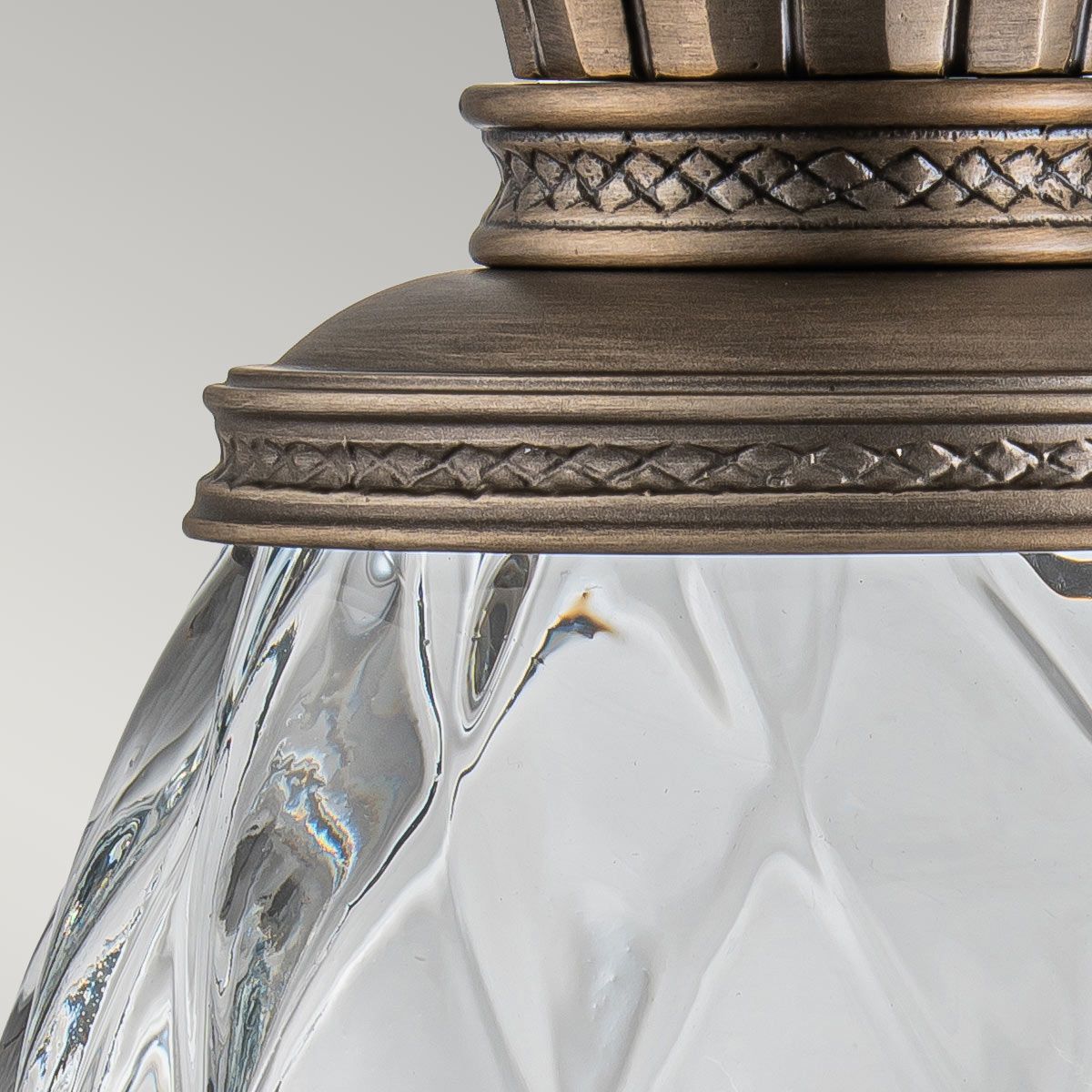 Hinkley Plantation 1 Light Medium Wall Lantern - Burnished Bronze