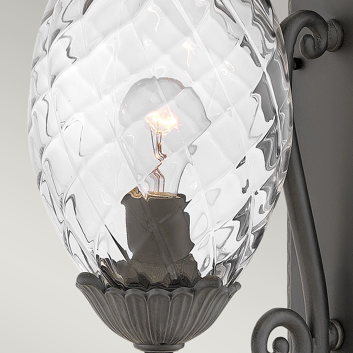 Hinkley Plantation 1 Light Medium Wall Lantern - Museum Black