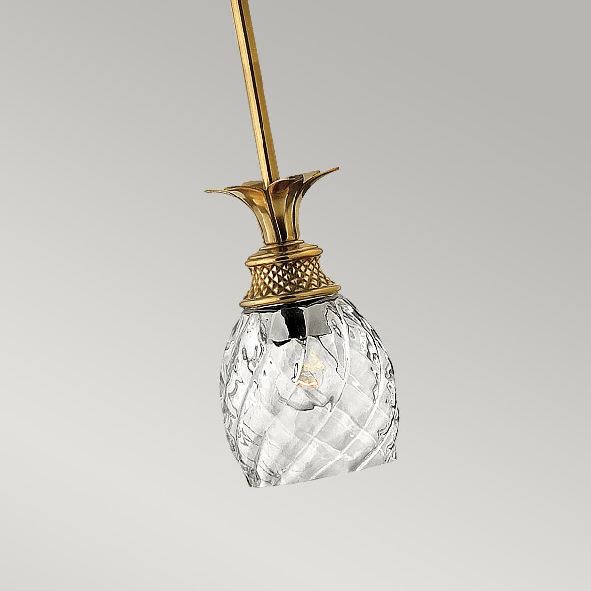Hinkley Plantation Single Pendant - Burnished Brass