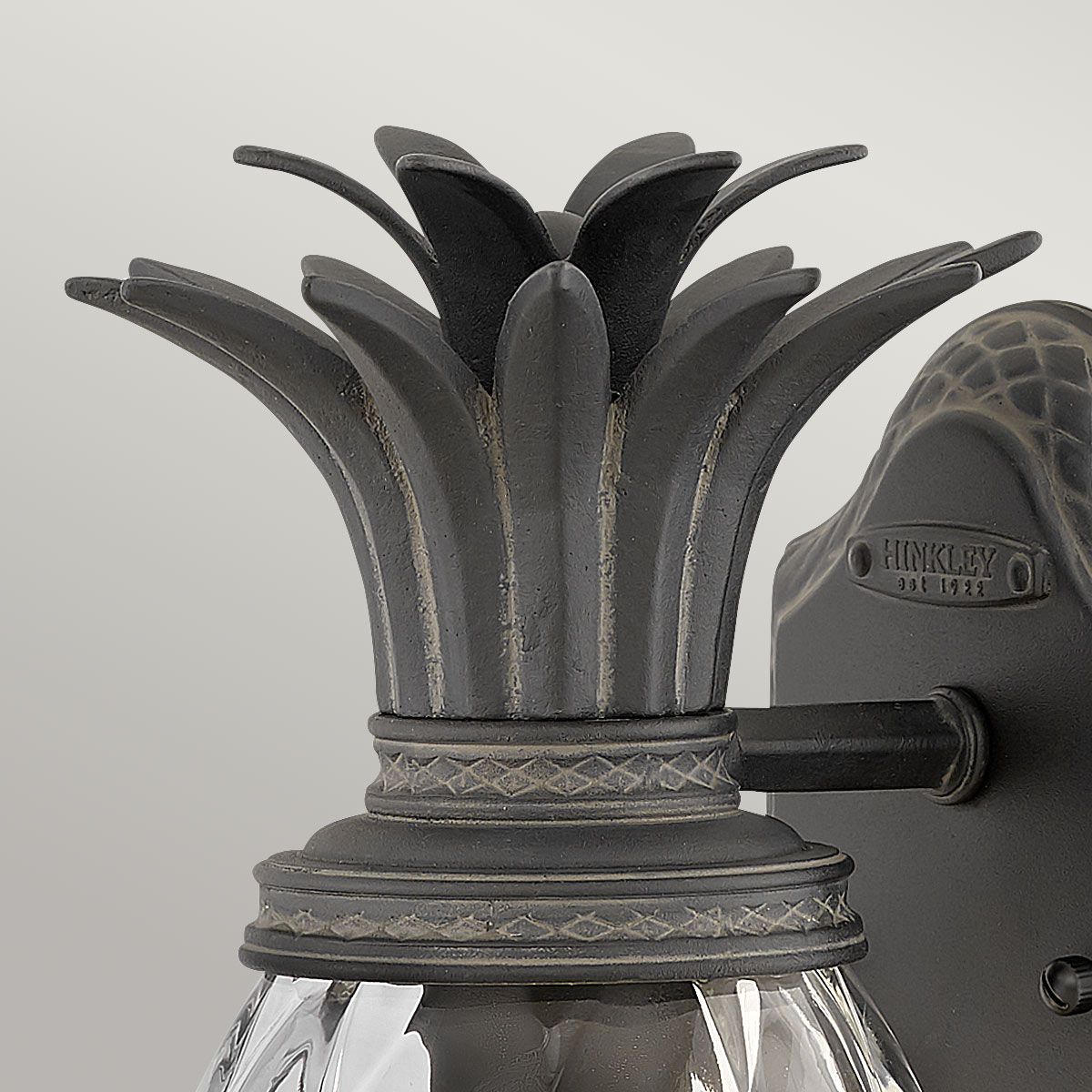 Hinkley Plantation 1 Light Small Wall Lantern - Museum Black