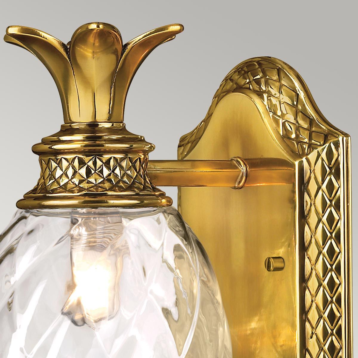 Hinkley Plantation (Bath) Single Wall Light - Burnished Brass