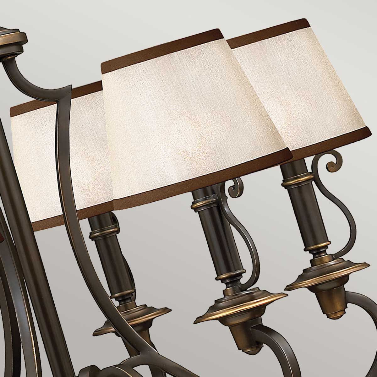 Hinkley Plymouth 6 Light Chandelier - Olde Bronze