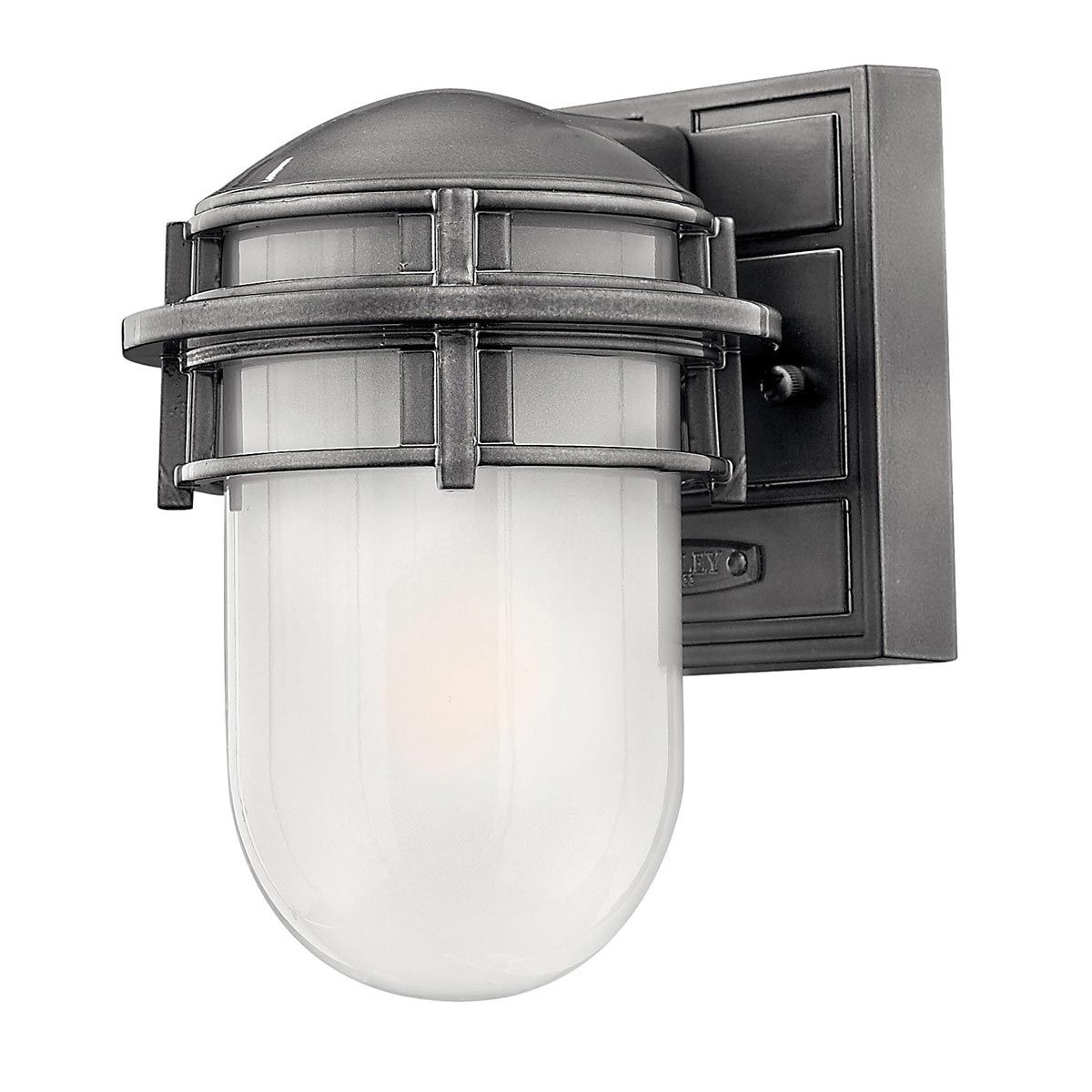 Hinkley Reef Single Mini Wall Lantern - Hematite