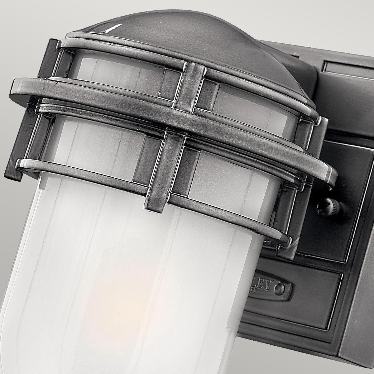 Hinkley Reef Single Mini Wall Lantern - Hematite