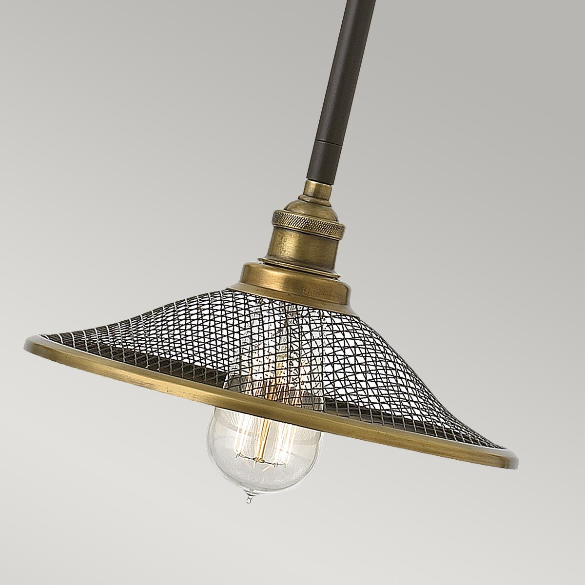 Hinkley Rigby Single Pendant - Buckeye Bronze